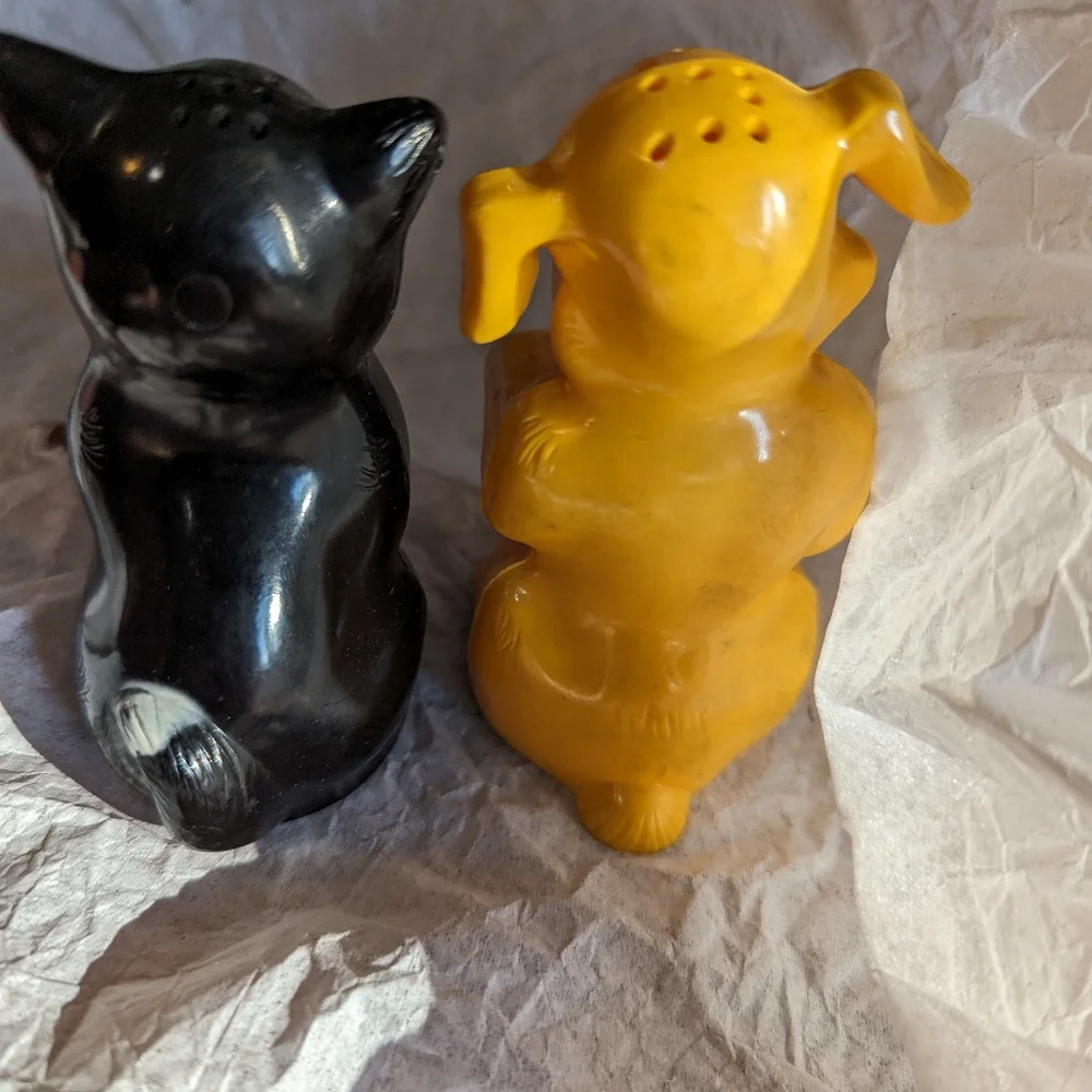 Last call.Vintage salt and pepper